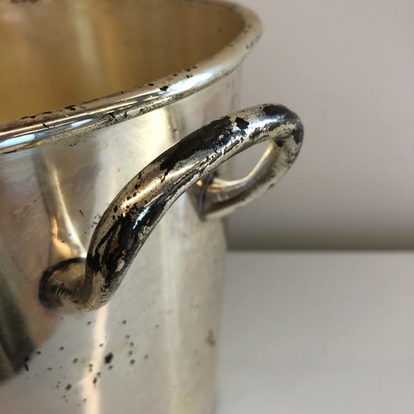 Silver-Plated Champagne Bucket with Handles - Picture 3 of 5